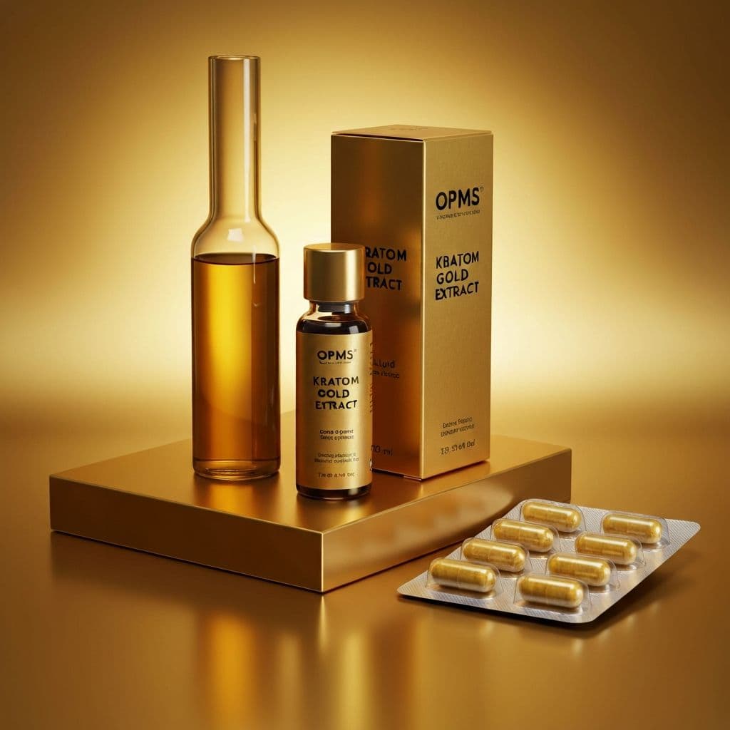 OPMS Gold Kratom: Extracts, Liquid And Capsules Review